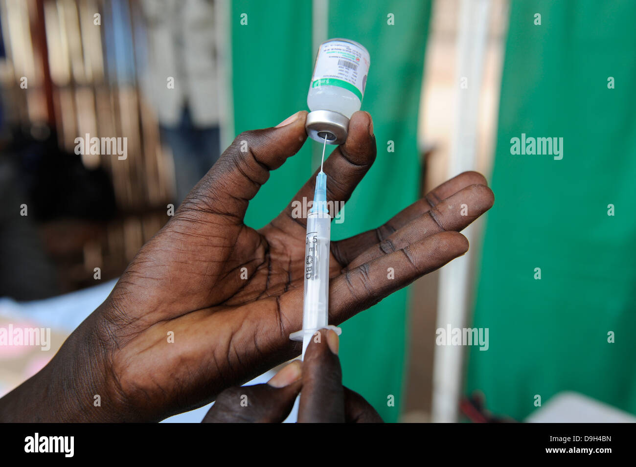 SOUDAN DU SUD, état des lacs, Rumbek , centre de santé , programme de vaccination et de vaccination des nourrissons Banque D'Images