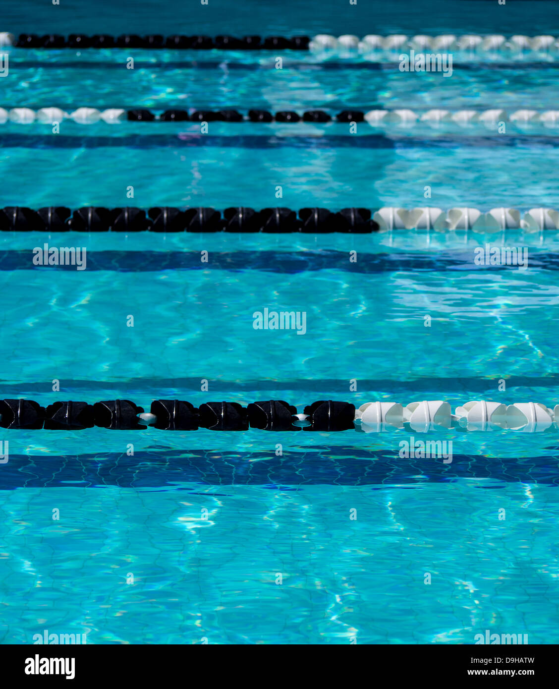 Piscine lane cordes Banque D'Images