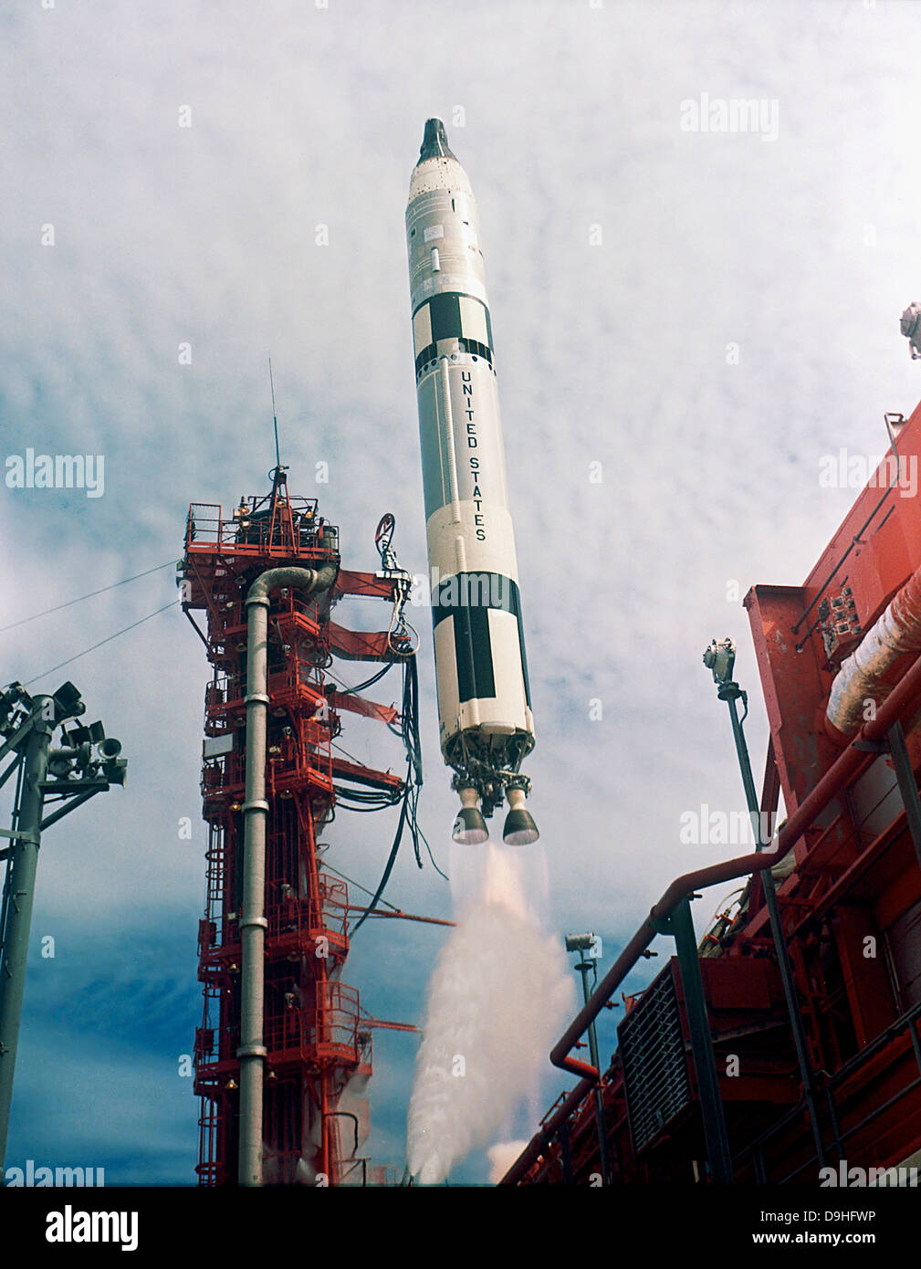 Le décollage de Gemini-Titan 11, Cap Canaveral, Floride. Banque D'Images