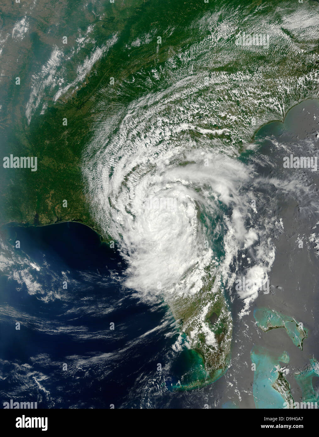 La tempête tropicale Beryl le trempage des régions du nord de la Floride et la Géorgie du Sud Banque D'Images