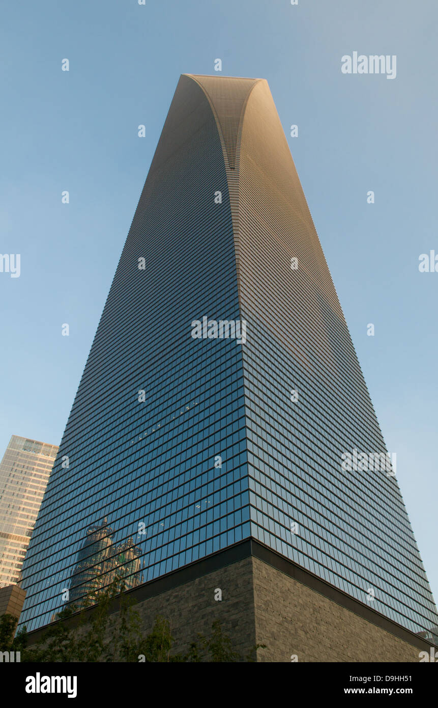 World Financial Center à Pudong (SWFC). Banque D'Images