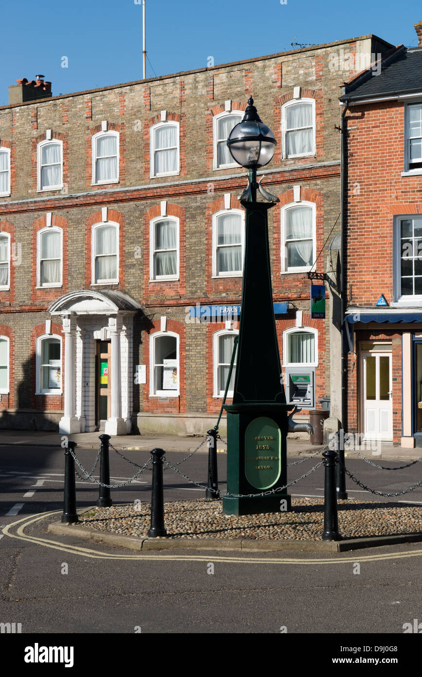 La place du marché, Southwold, Suffolk, UK Banque D'Images