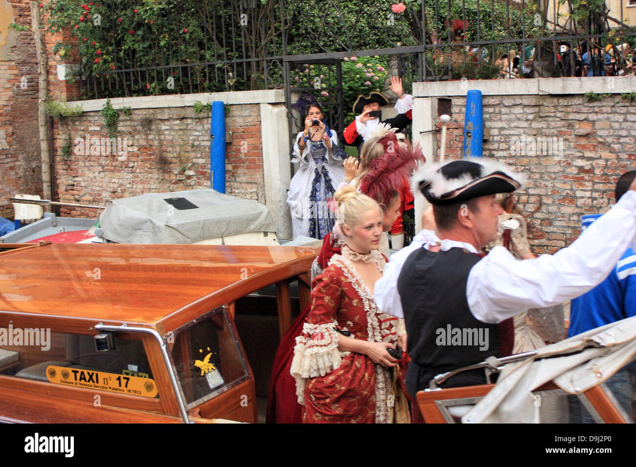 Carnaval de Venise, Italie. Elle : Carnevale di Venezia, Italia. DE : Karneval in Venedig, Italie. FR : Carnaval de Venise Banque D'Images