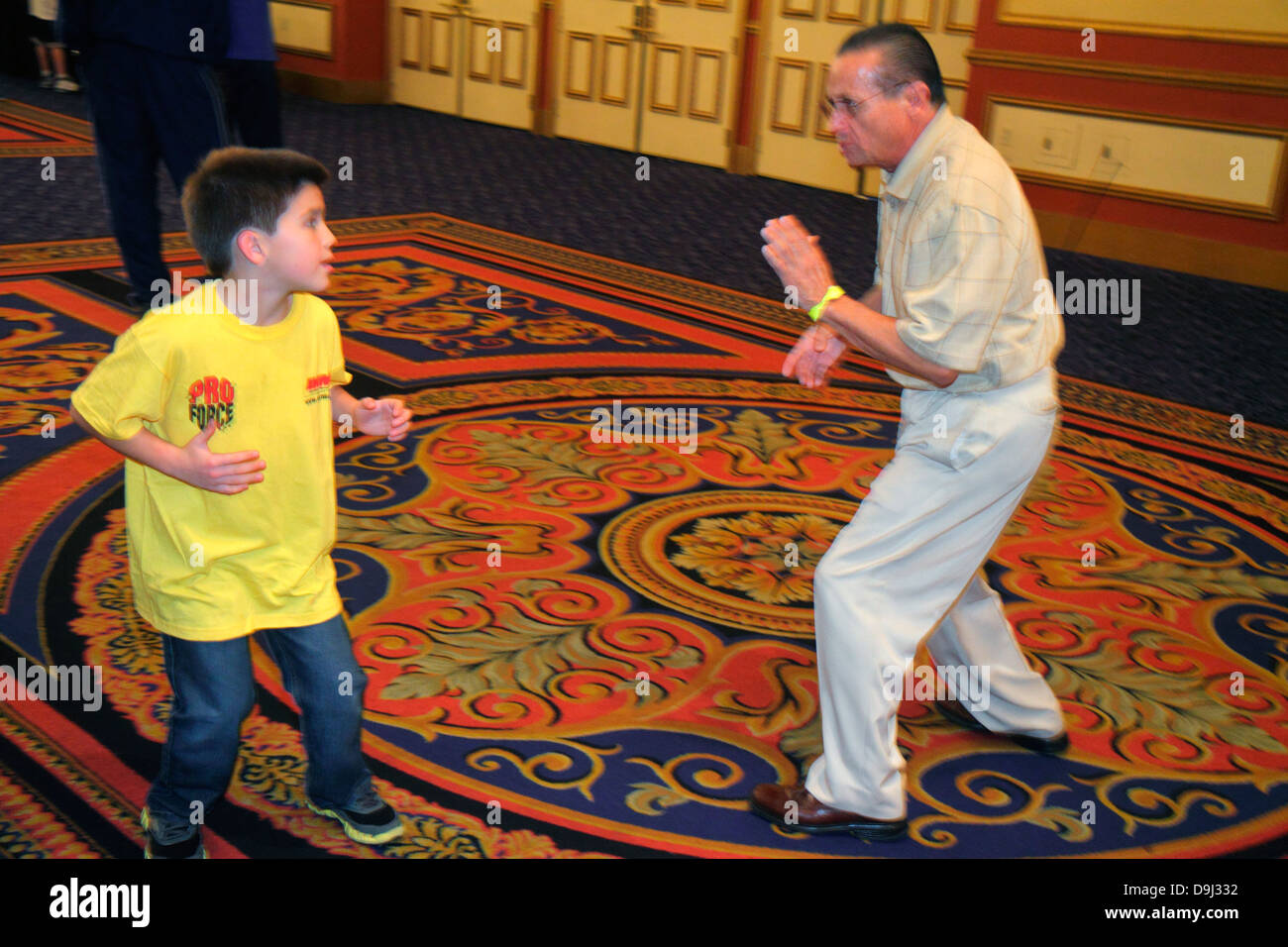 Las Vegas Nevada, le Strip, South Las Vegas Boulevard, Paris Las Vegas Hotel and Casino, salle de bal, USA Open Karate Championships Junior International Cup, Banque D'Images