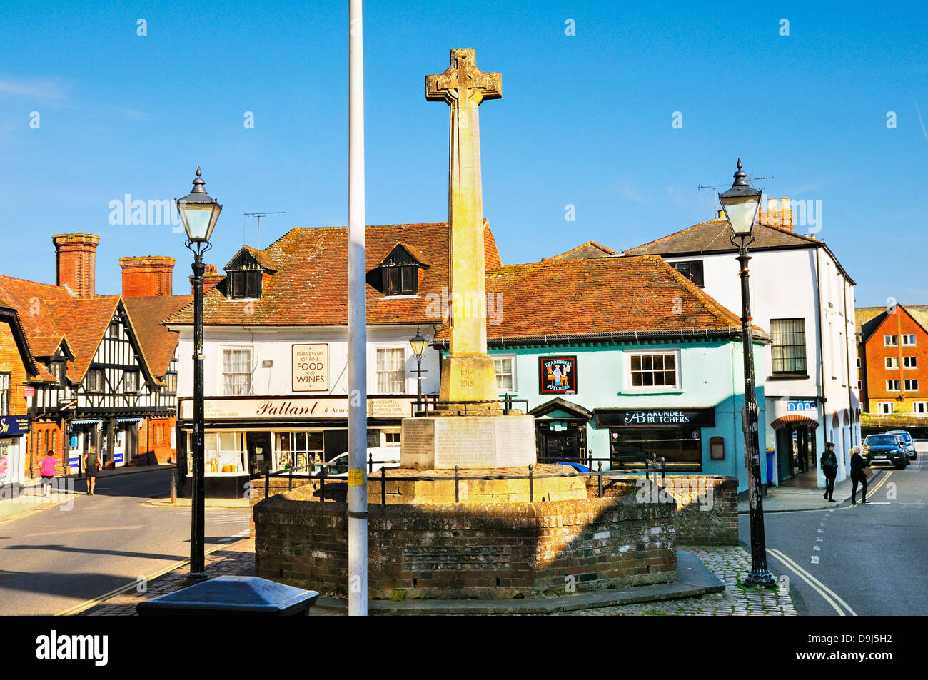 Le centre-ville d'Arundel, West Sussex, England, UK Banque D'Images