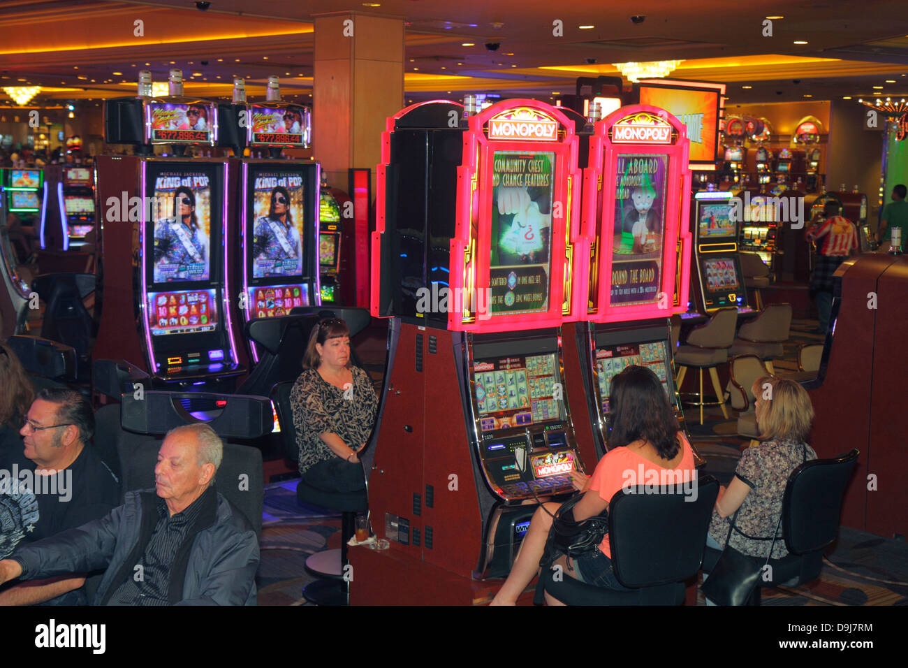 Las Vegas Nevada,le Strip,South Las Vegas Boulevard,Bally's Las Vegas Hotel and Casino,machine à sous,machines,pari,jeux,joueurs,joueurs,adulte a Banque D'Images