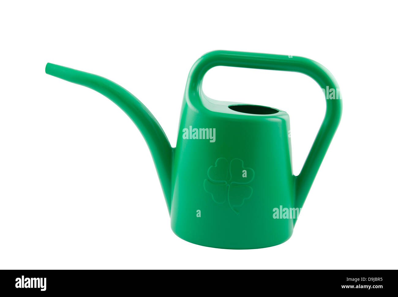 Arrosoir vert with clipping path Banque D'Images