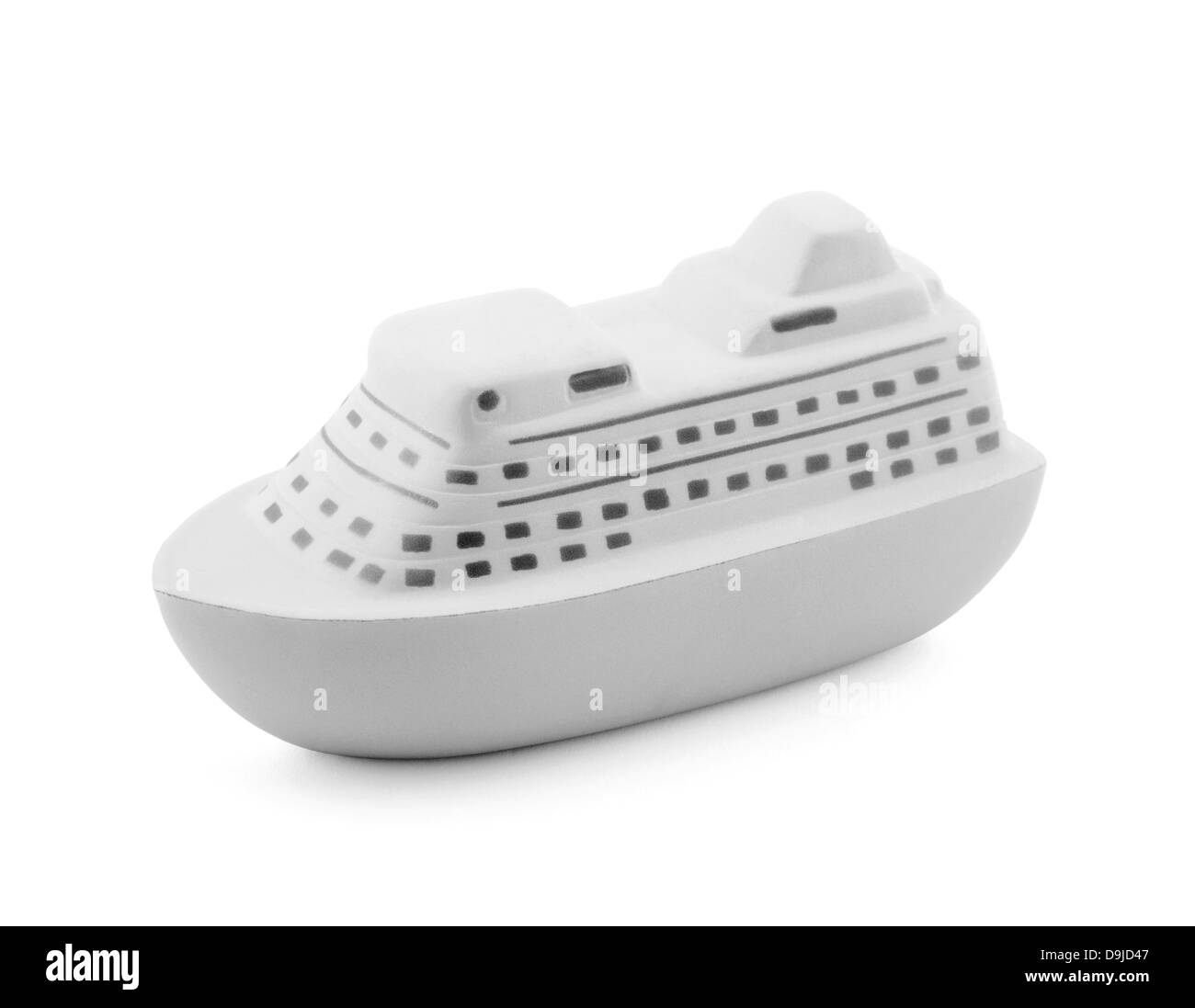 Navire Toy with clipping path Banque D'Images