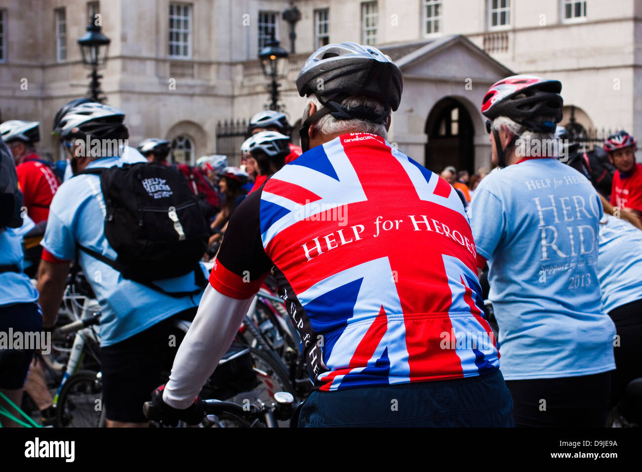 Pour Heroes-London Ride-Help héros Banque D'Images