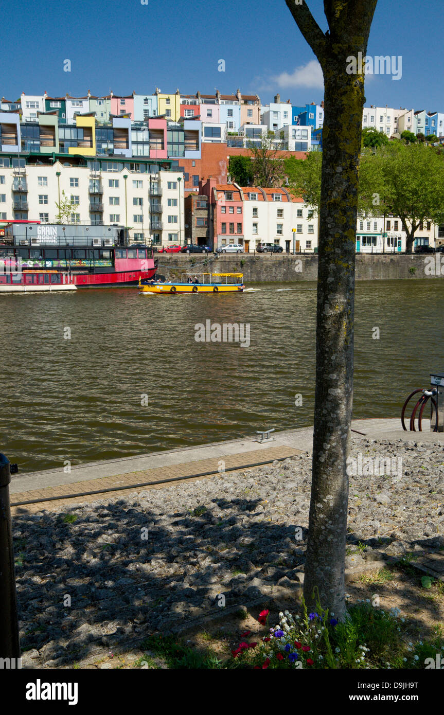 Taxi Boat Harbour, port flottant, Bristol, Angleterre. Banque D'Images