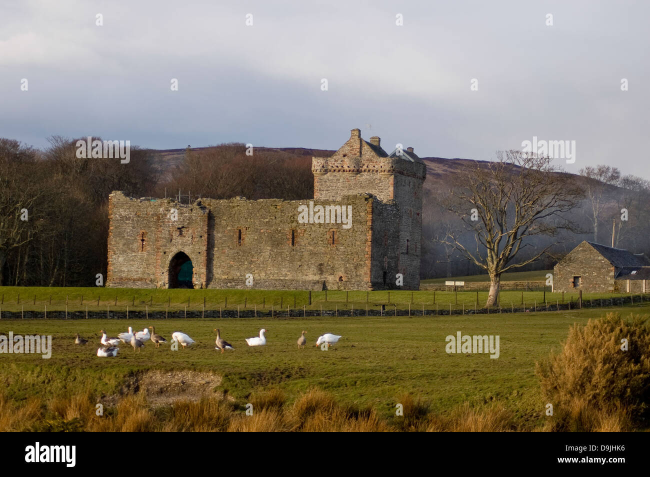 Château de Skipness Argyll Banque D'Images