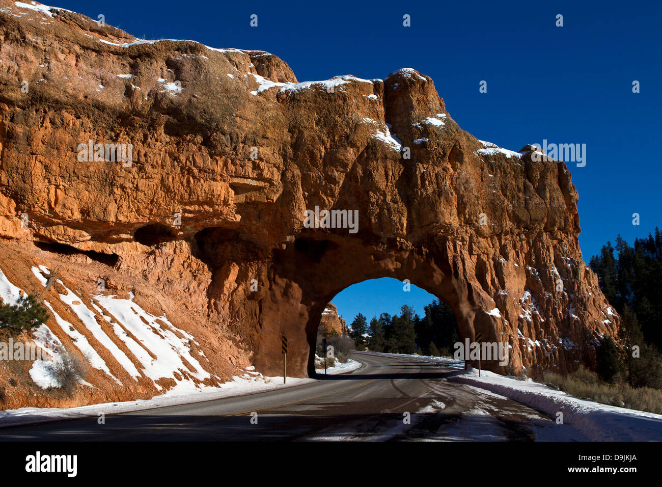 Red Canyon Tunnels, la pittoresque Route 12, Dixie National Forest, Utah, États-Unis d'Amérique Banque D'Images