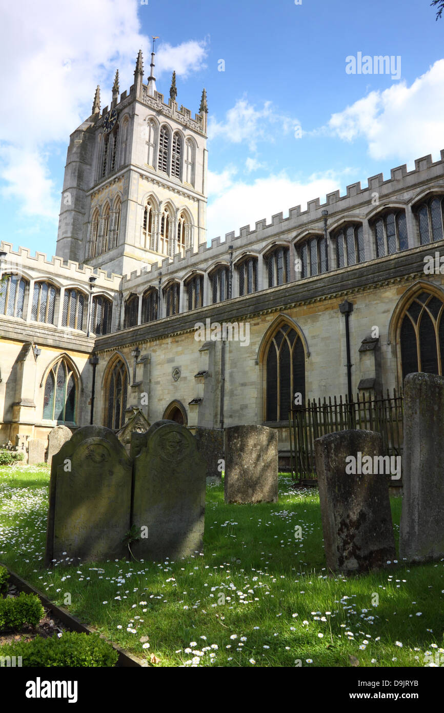 L'église St Mary, Melton Mowbray, Leicestershire, Angleterre Banque D'Images