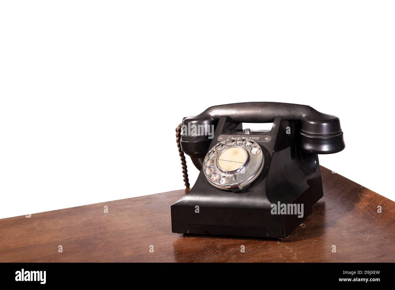 Vintage UK General Post Office 332 Directeur Téléphone (Combiné Micro Téléphone) circa 1946 Banque D'Images