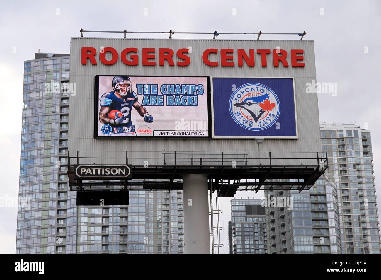Le Centre Rogers de babillard électronique Banque D'Images