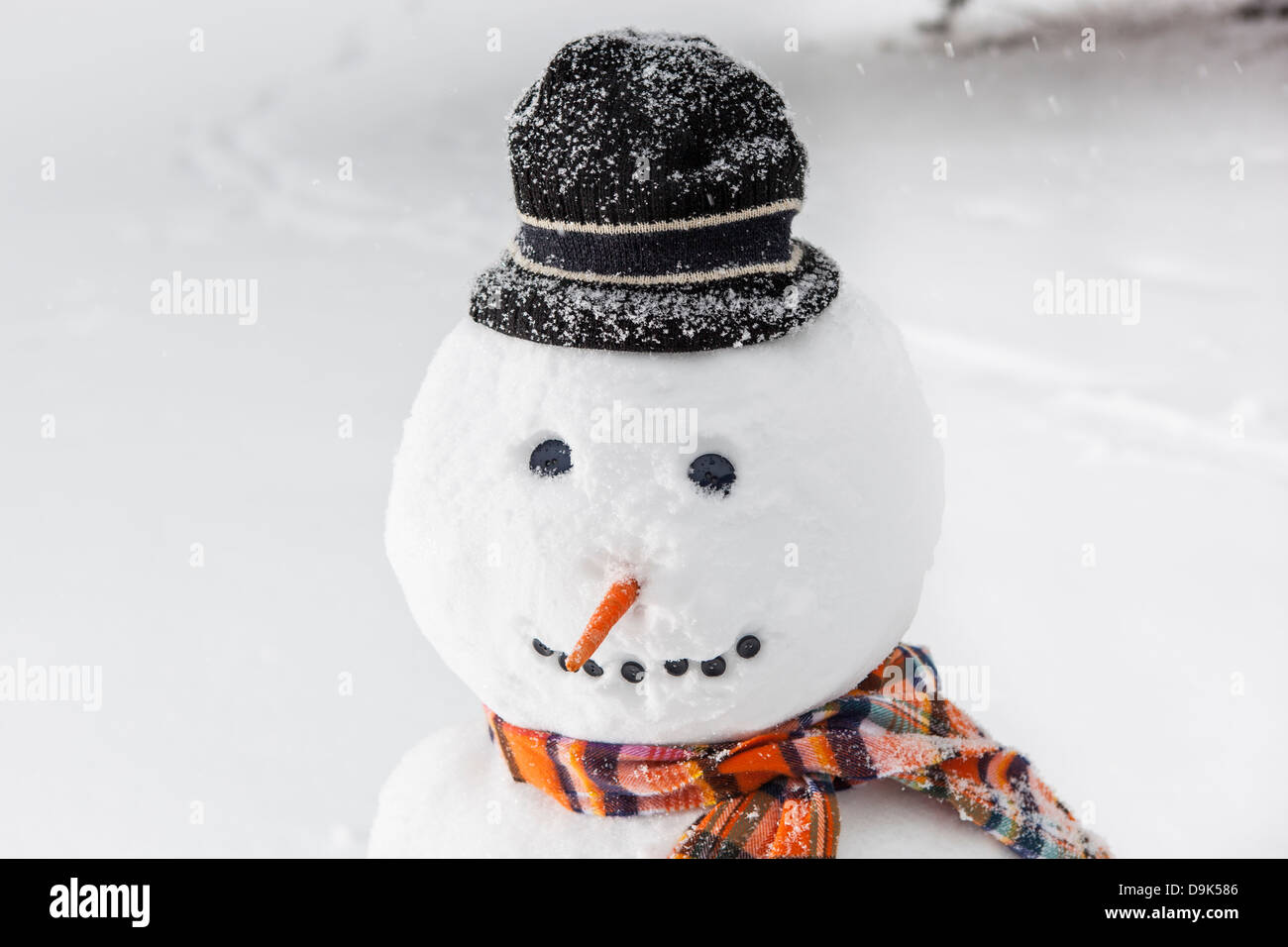 Bonhomme de neige blanc Banque de photographies et d’images à haute