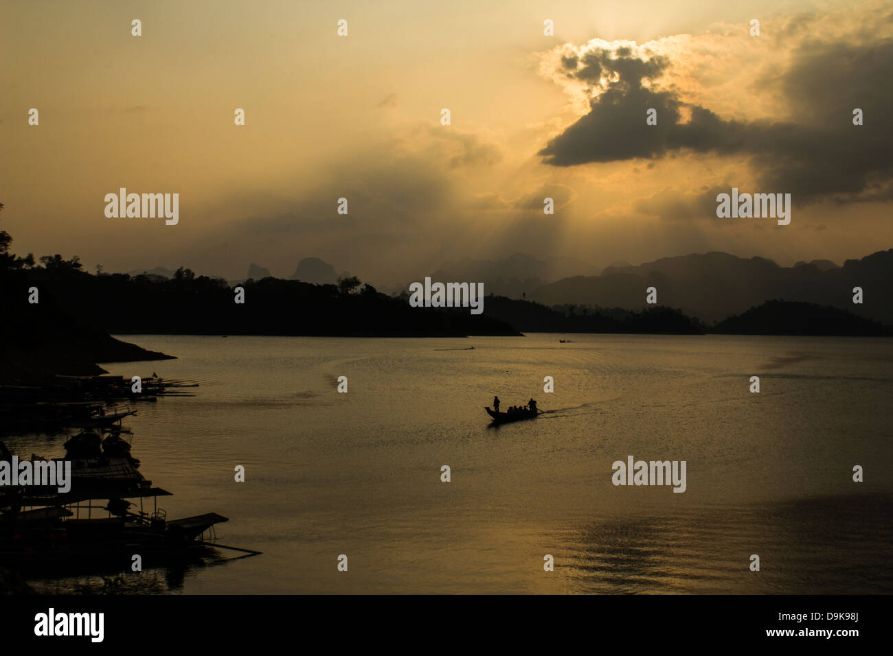 Ratchaprapa Dam ; View point vue paysage Banque D'Images