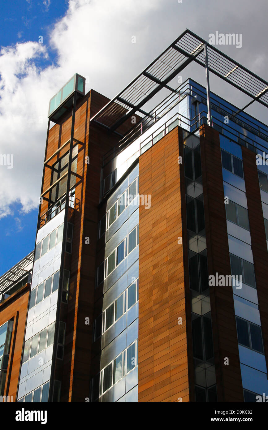 Bloc de bureau moderne du centre-ville Glasgow Banque D'Images