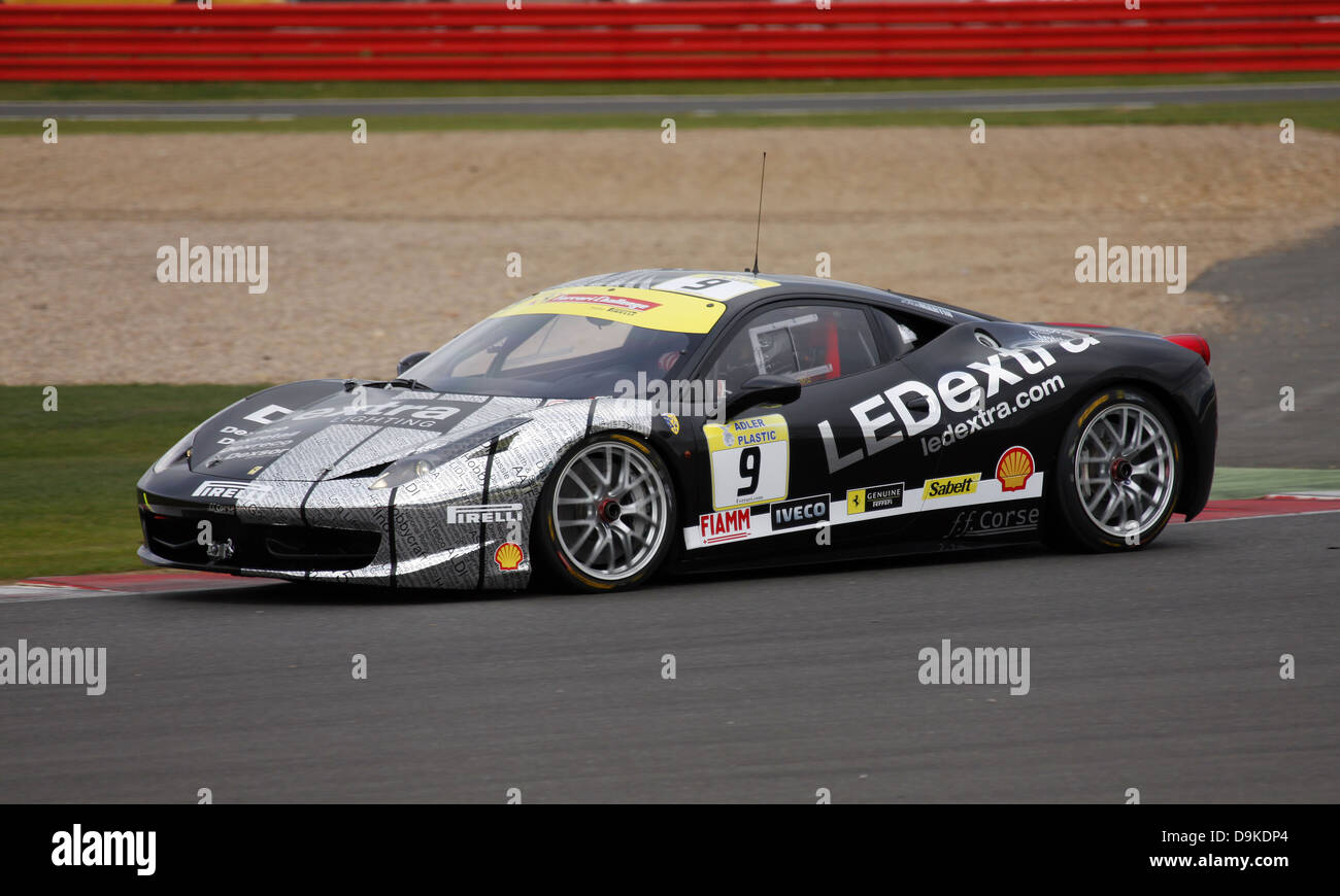 ALEXANDER MARTIN FERRARI 458 TROFEO PIRELLI TROFEO PIRELLI SILVERSTONE SILVERSTONE RA ANGLETERRE 16 Septembre 2012 Banque D'Images