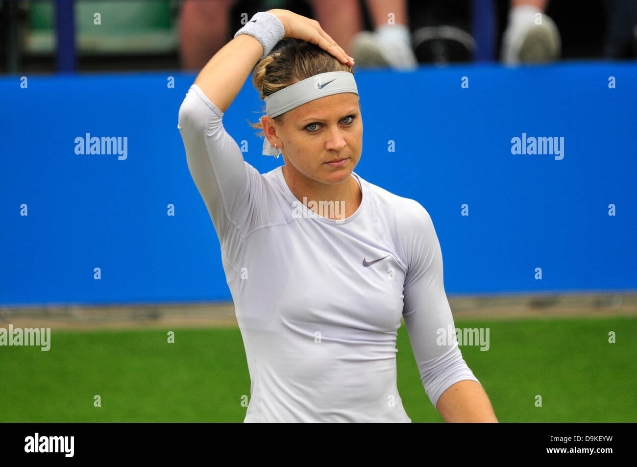 Lucie Safarova (République tchèque) au Championnat de Tennis Aegon, Eastbourne, Royaume-Uni, le 20 juin 2013. Banque D'Images