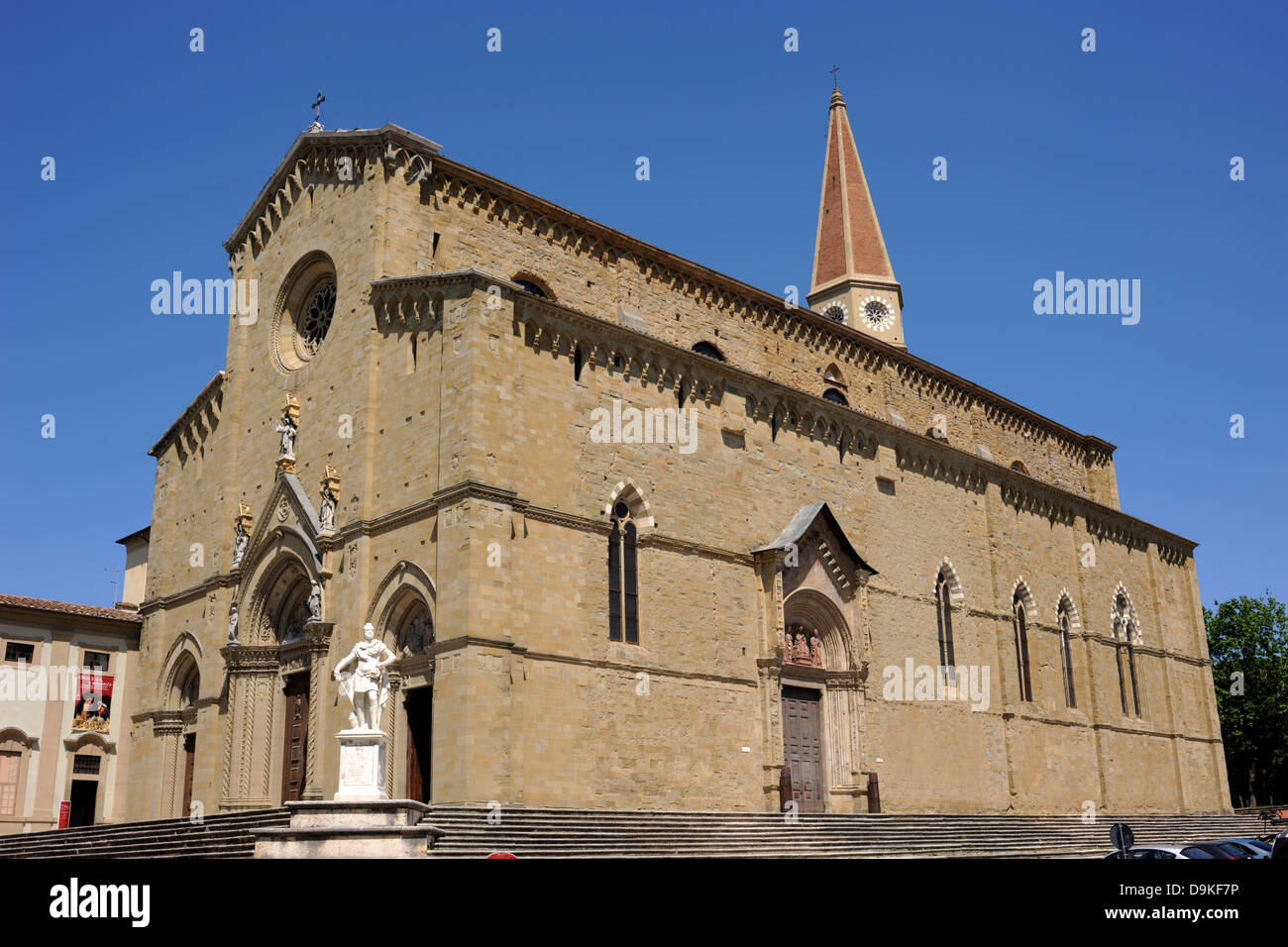 Italie, Toscane, Arezzo, cathédrale Banque D'Images