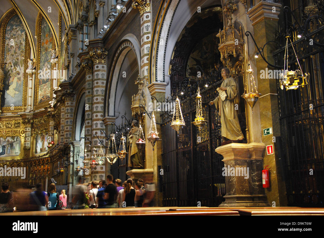 Monastère de Montserrat près de Barcelone, Espagne Banque D'Images
