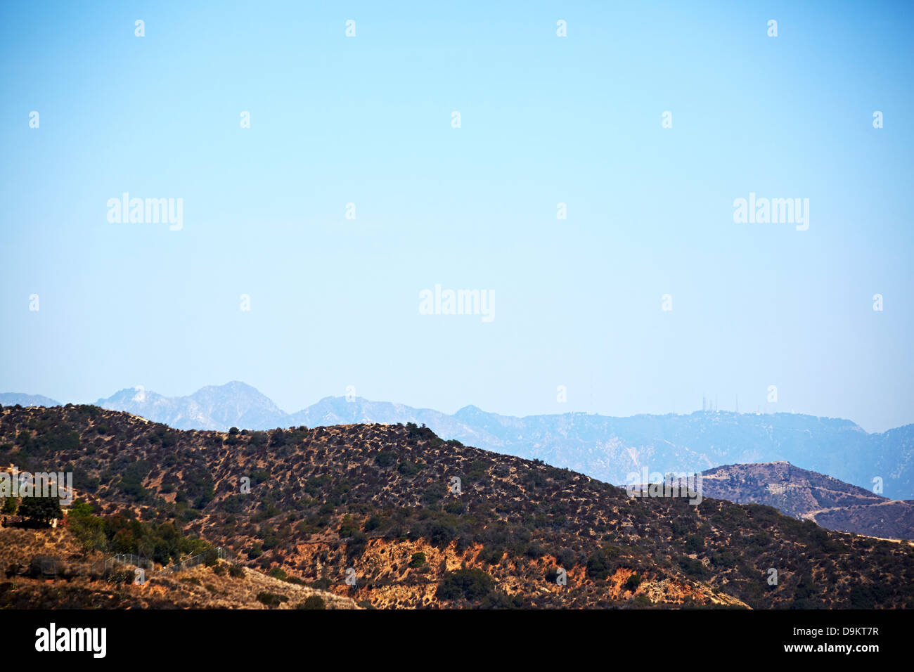 Montagnes du désert, Los Angeles, Californie, USA Banque D'Images
