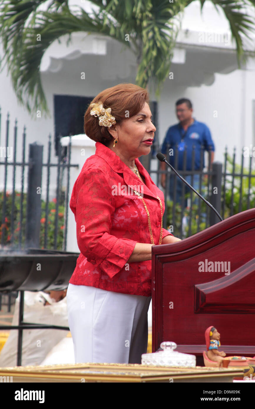 Omaira 'Mayin' Correa, Gouverneur de la province de Panama, Panama, Panama. Banque D'Images