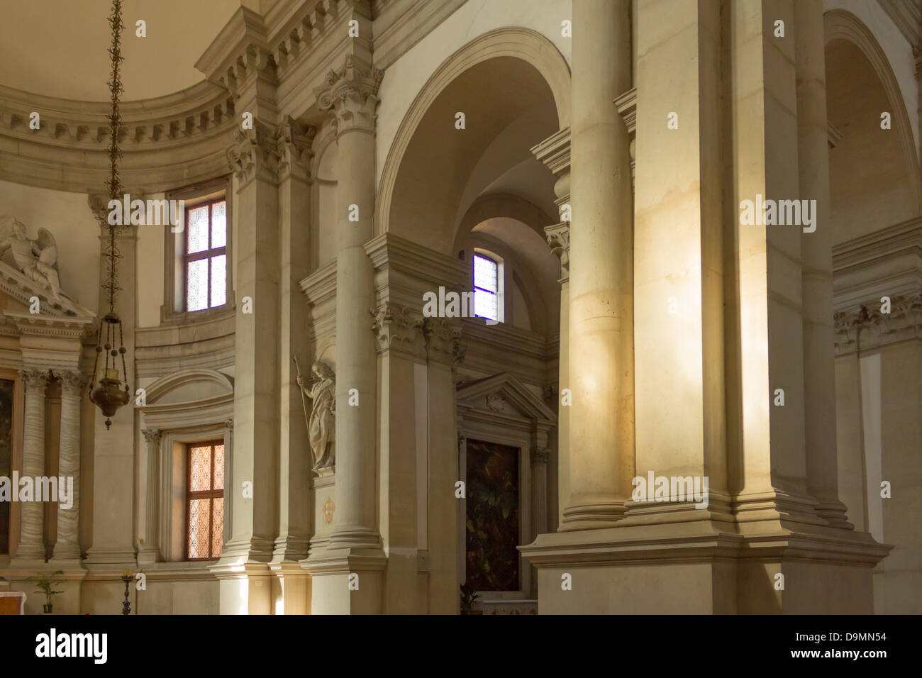 Détail dans la Basilique di San Giorgio Maggiore, à Venise Banque D'Images
