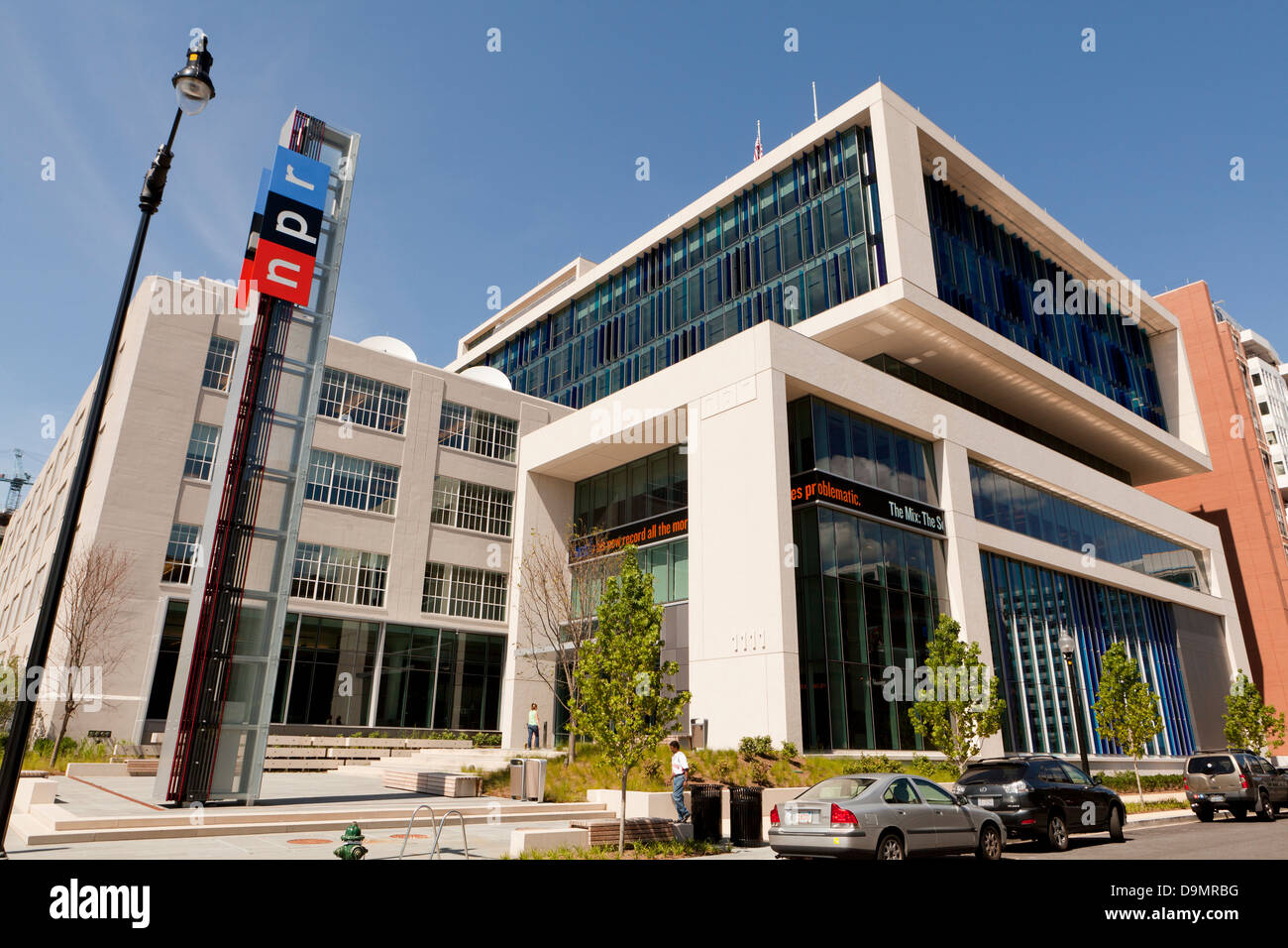 Siège NPR Building, Washington DC Banque D'Images