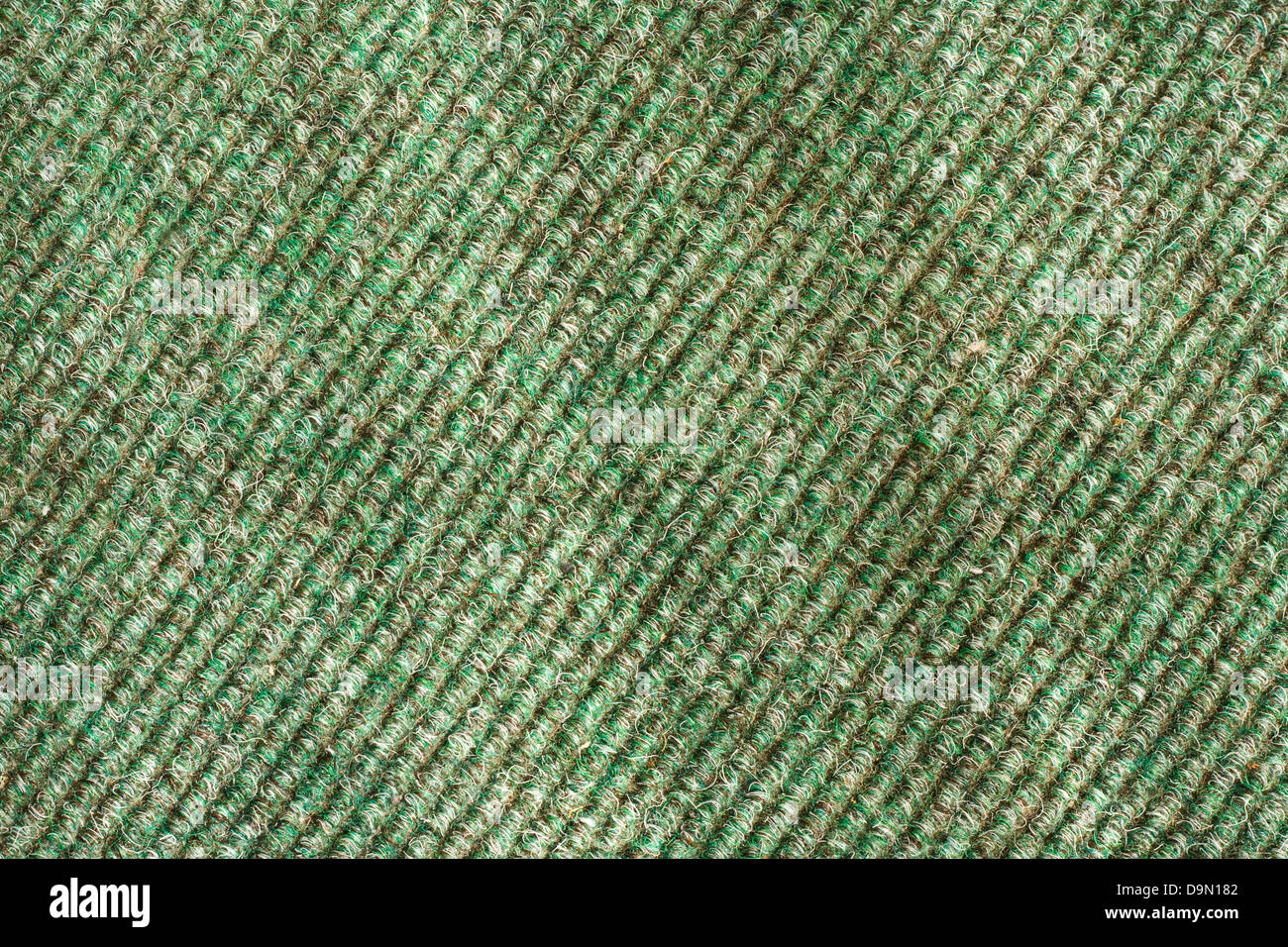 Résistant à l'usure du tapis vert twist texture souvent sur étages de bureaux Banque D'Images