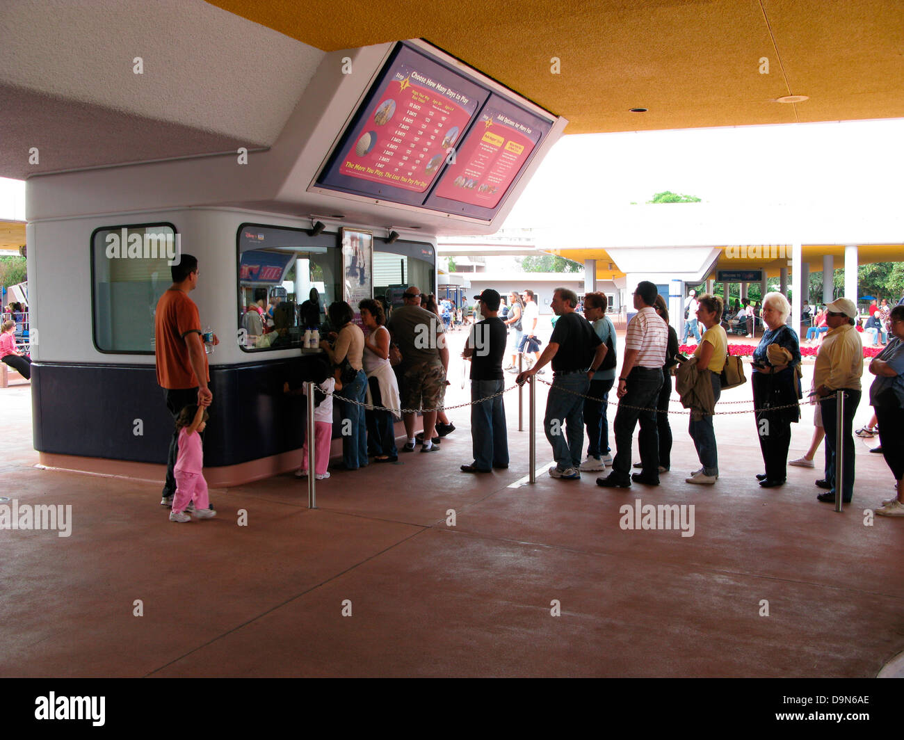 Visiteurs,epcot center,Orlando,florida,usa Banque D'Images