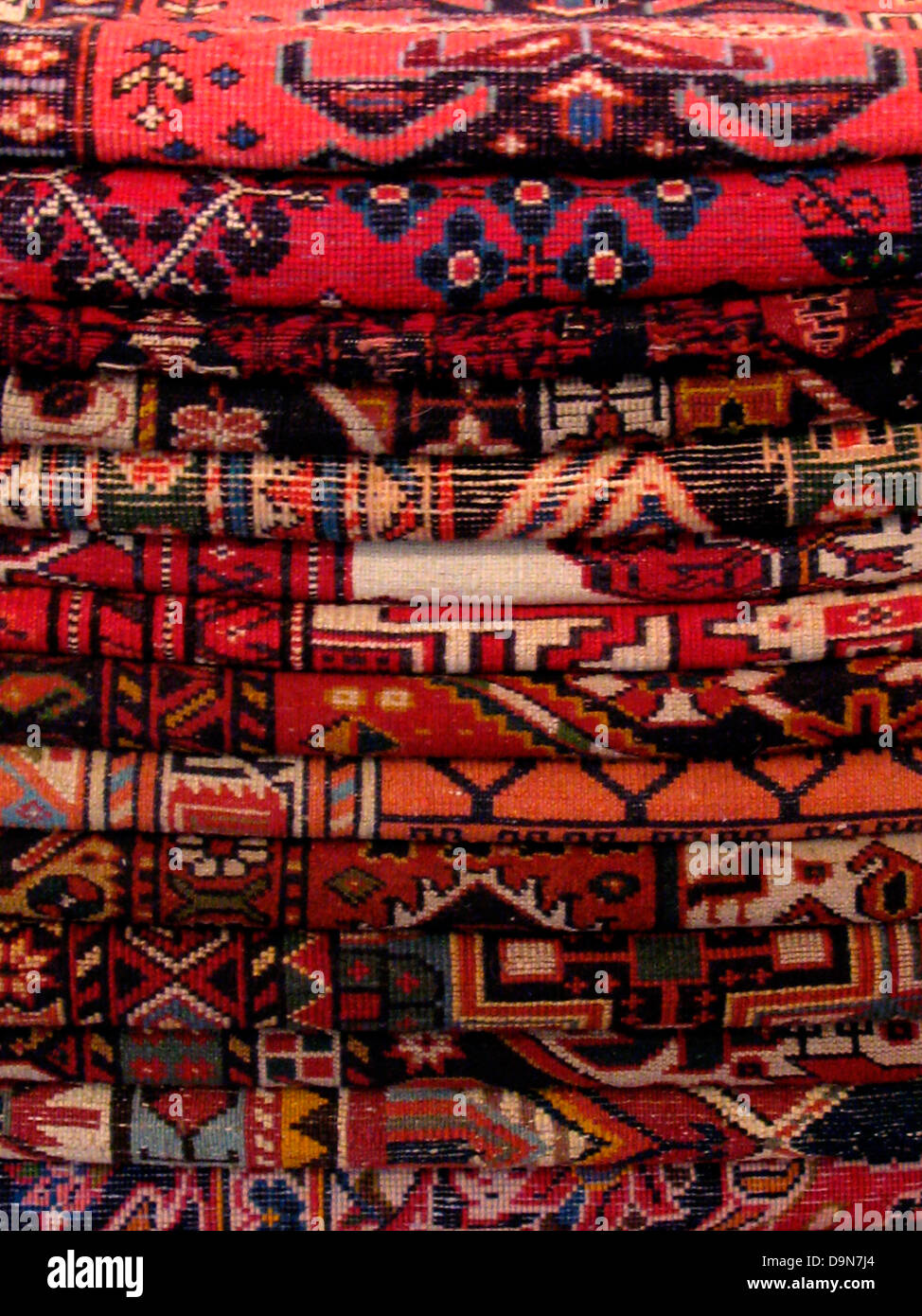 Des tapis orientaux Banque D'Images