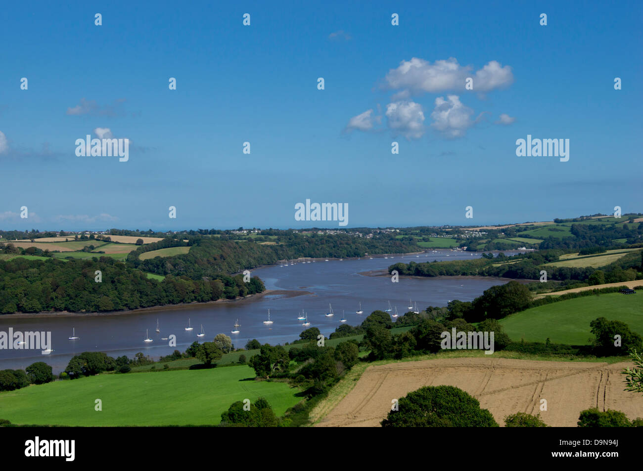 Royaume-uni, Angleterre, Devon, dittisham river dart valley Banque D'Images