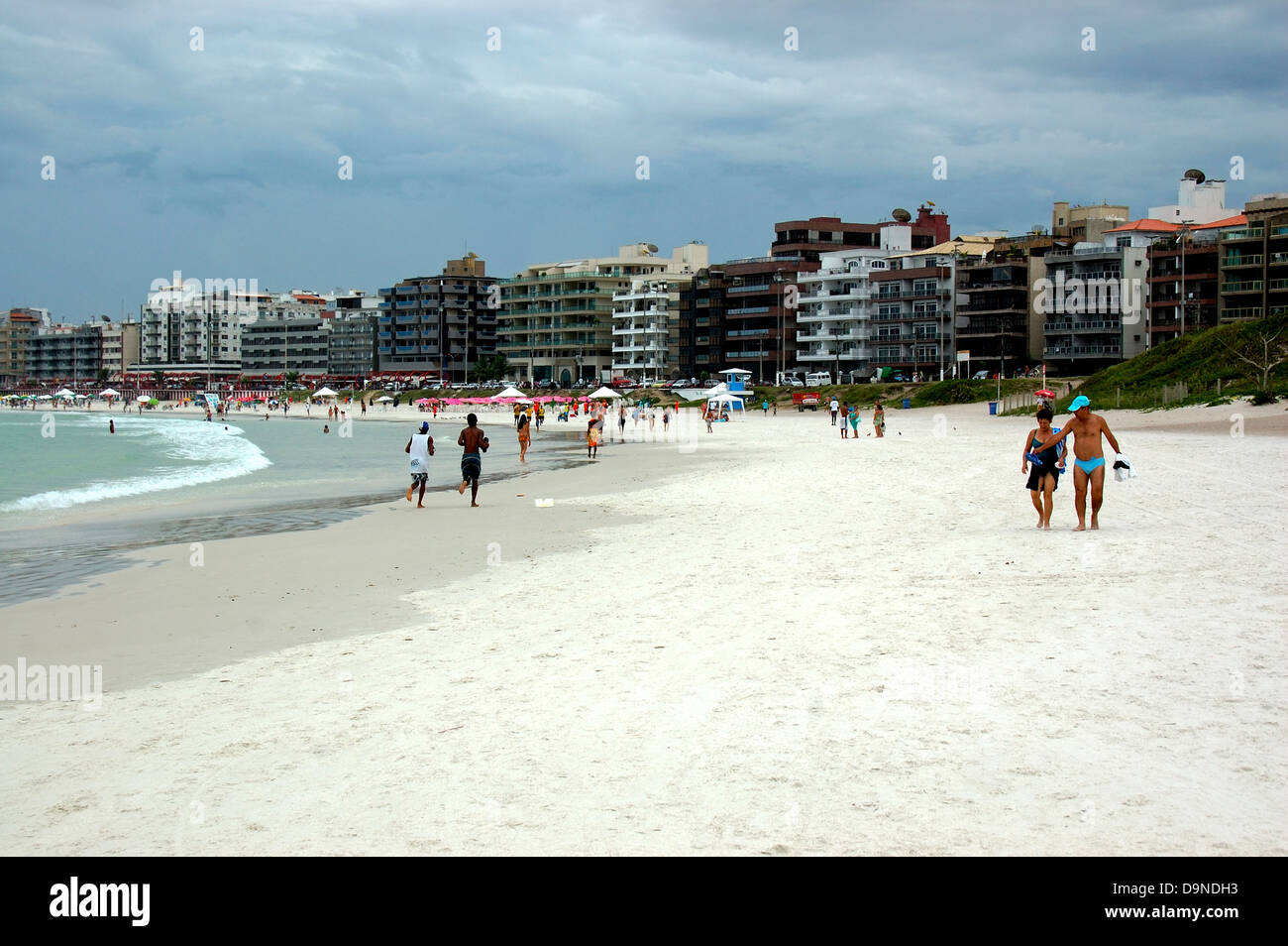 Brésil, Rio de Janeiro, Brazil, Praia do Forte, Fort Beach Banque D'Images