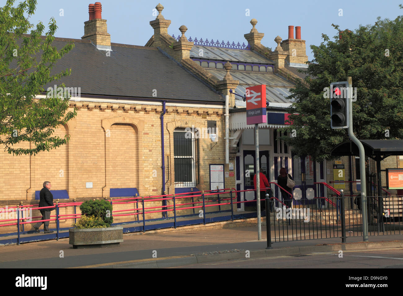 La gare de Kings Lynn, Norfolk, Angleterre, Royaume-Uni, English gares Banque D'Images