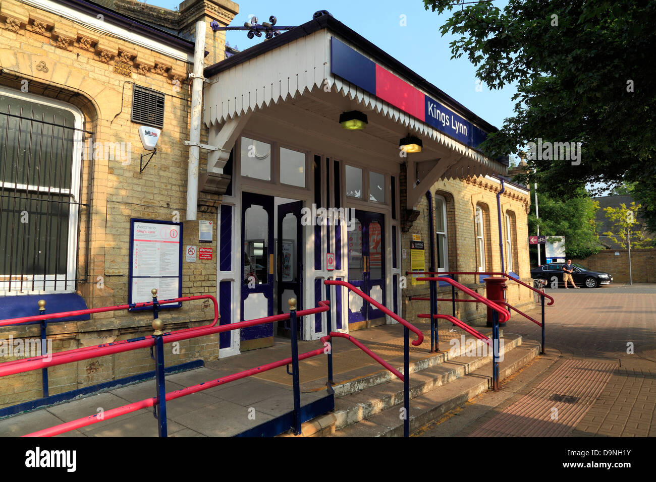 La gare de Kings Lynn, Norfolk, Angleterre, Royaume-Uni, English gares Banque D'Images