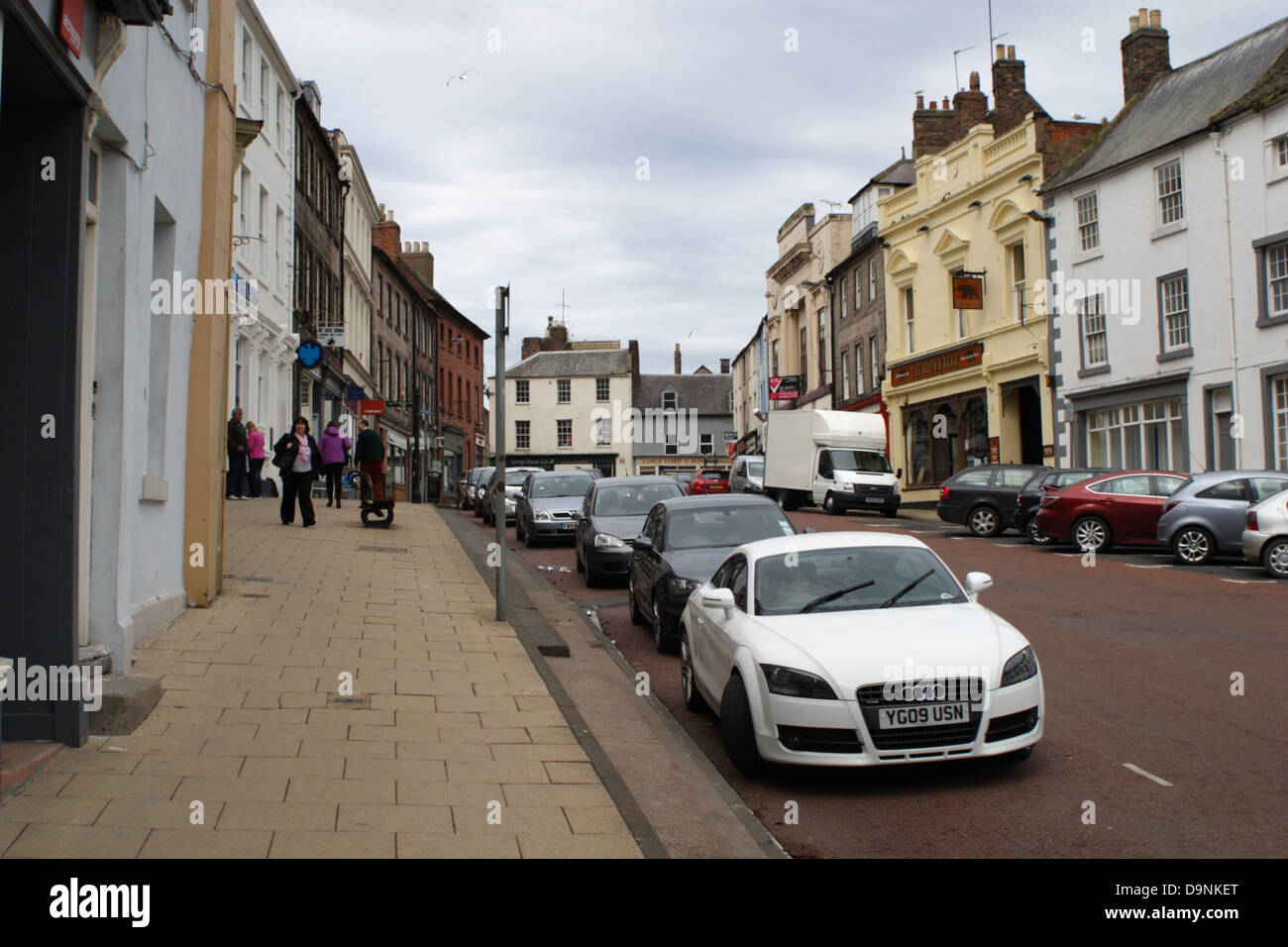 Herne Bay, près de la frontière écossaise. Banque D'Images