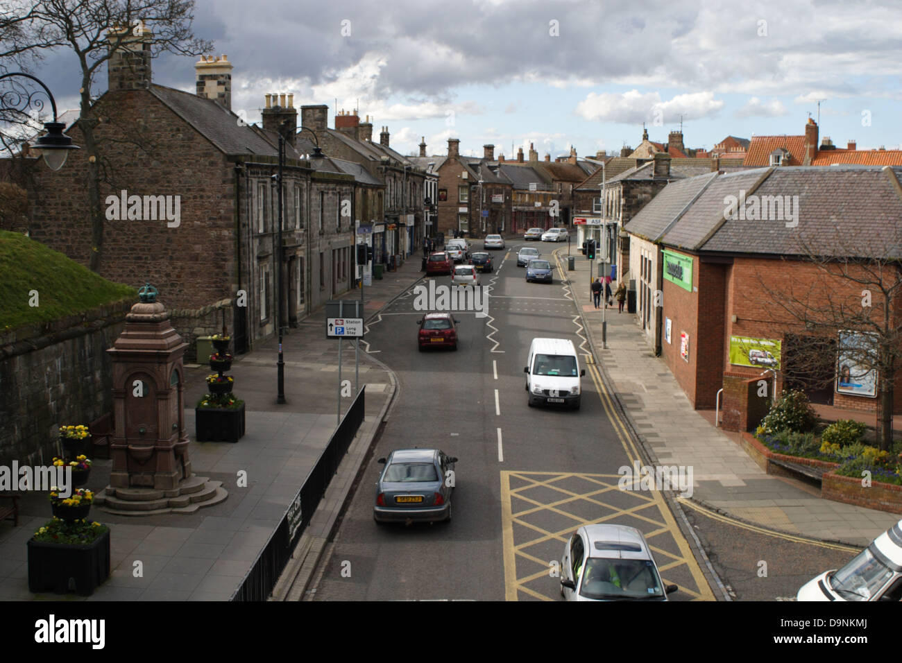 Carnforth Scène de rue. Banque D'Images