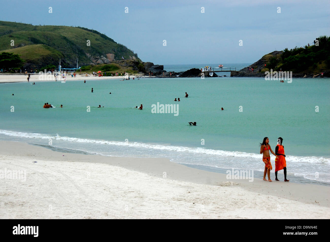 Brésil, Rio de Janeiro, Brazil, Praia do Forte, Fort Beach Banque D'Images