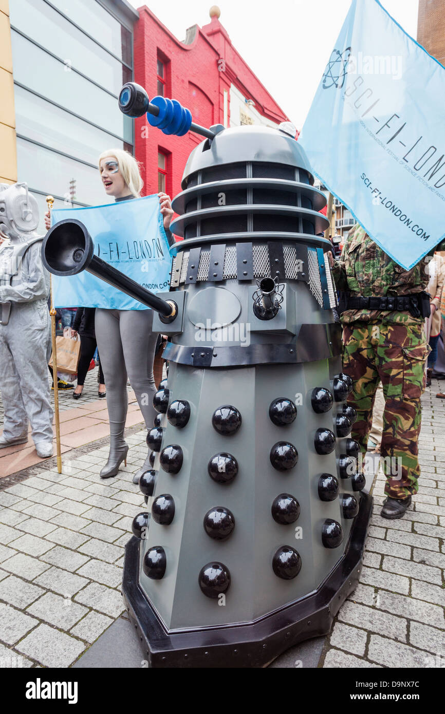 L'Angleterre, Londres, Stratford, Sci-fi annuel Parade de costumes, Dalek Banque D'Images