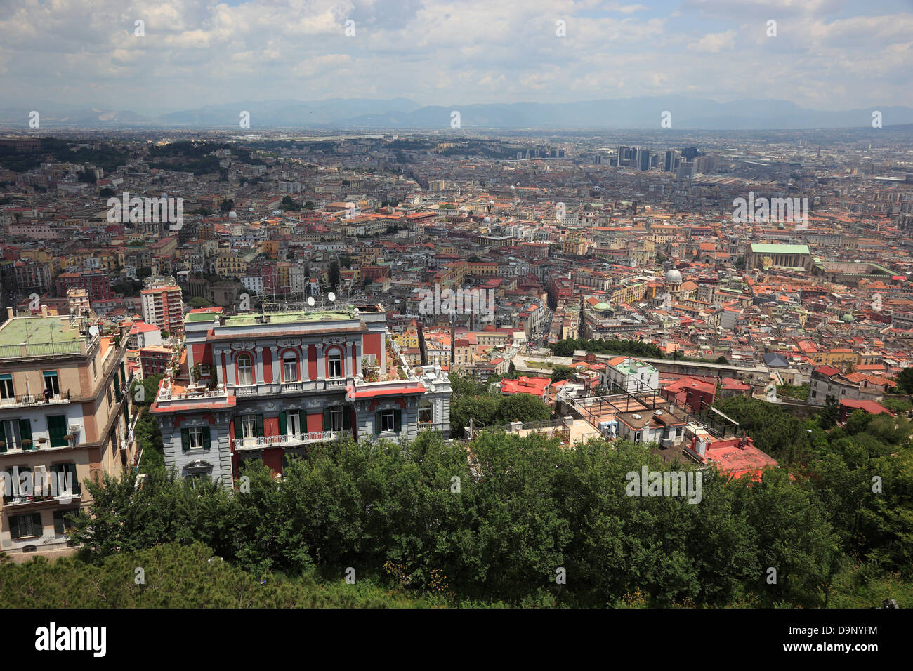 Vue de Naples, Campanie, Italie Banque D'Images