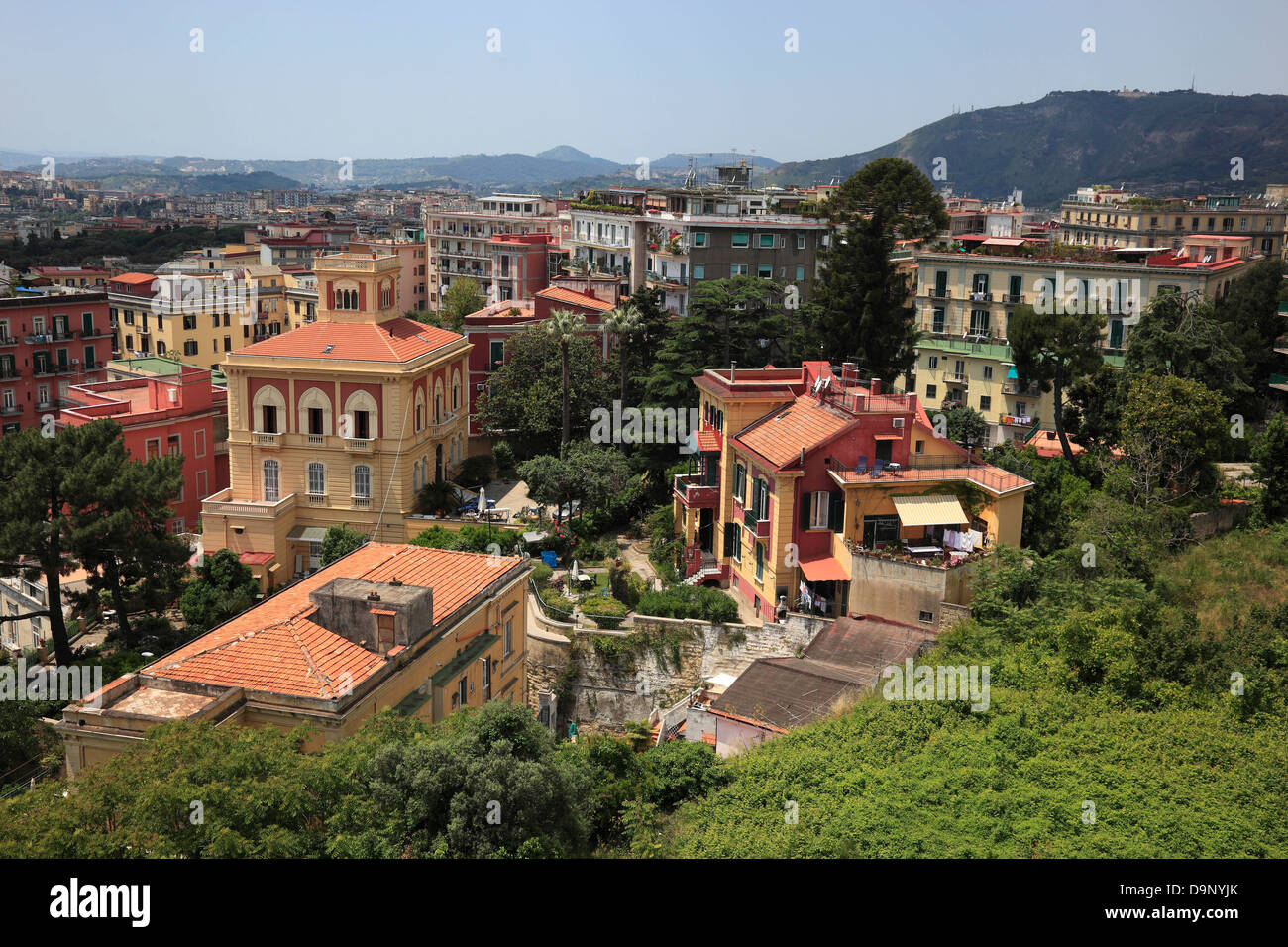 Vue de Naples, Campanie, Italie Banque D'Images