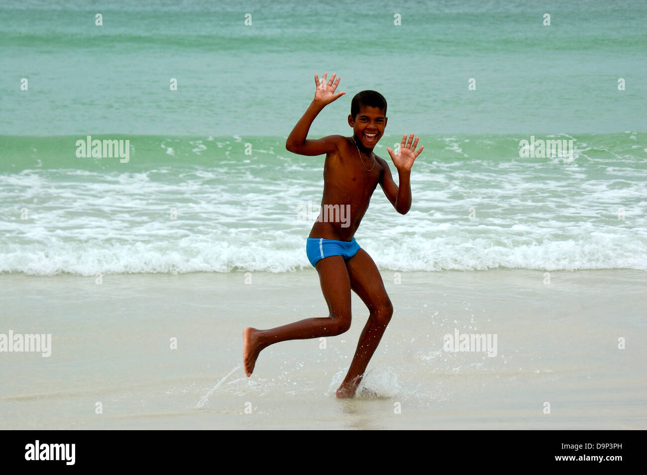 Brésil, Rio de Janeiro, Brazil, Praia do Forte, Fort Beach Banque D'Images