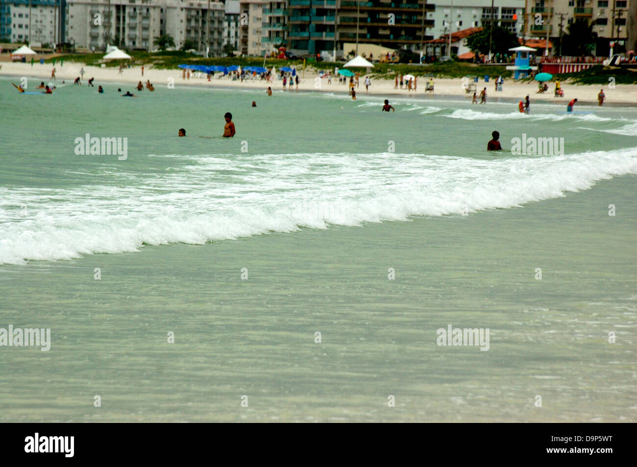 Brésil, Rio de Janeiro, Brazil, Praia do Forte, Fort Beach Banque D'Images