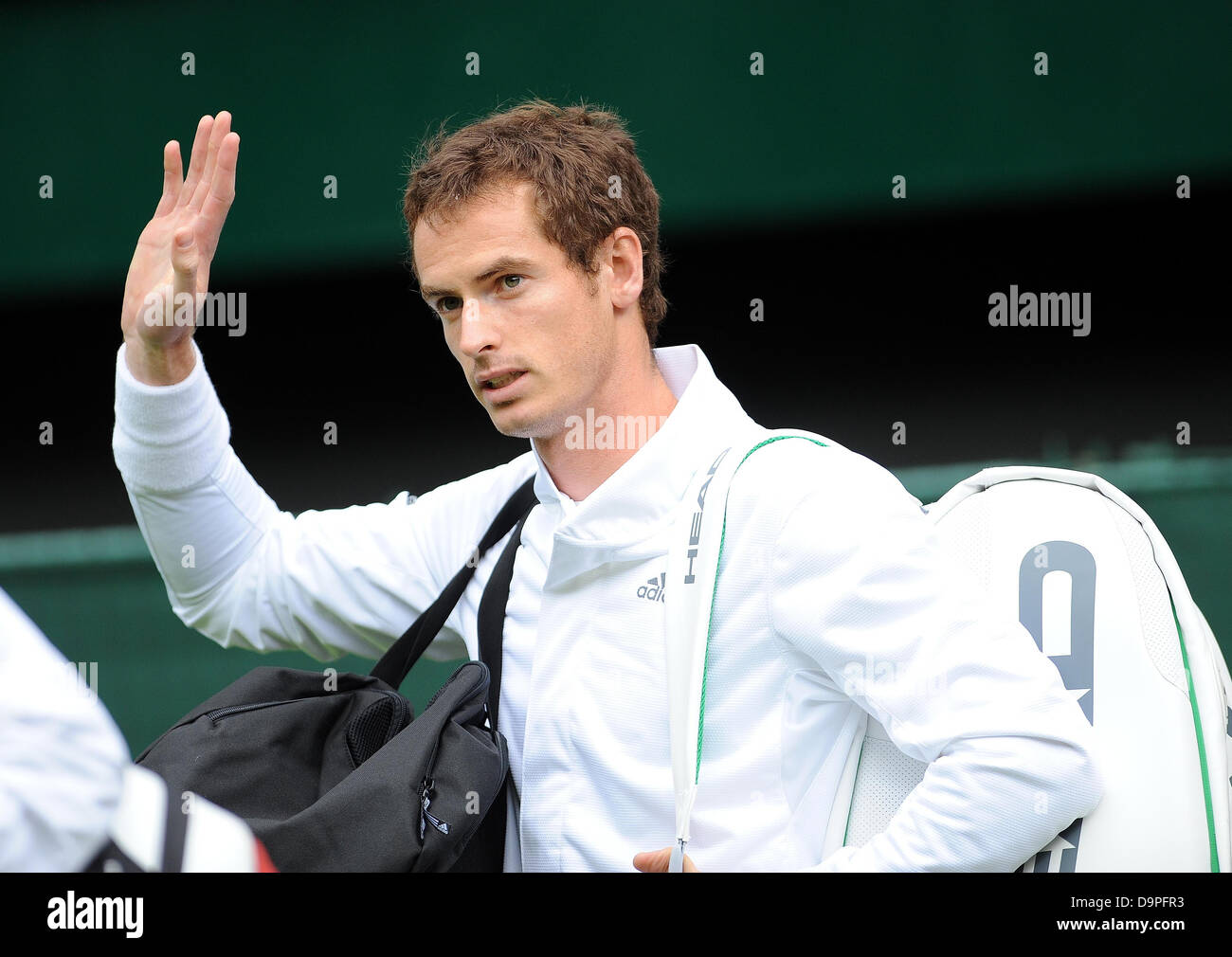 ANDY MURRAY LA Grande-bretagne LE ALL ENGLAND TENNIS CLUB WIMBLEDON Londres Angleterre 24 Juin 2013 Banque D'Images