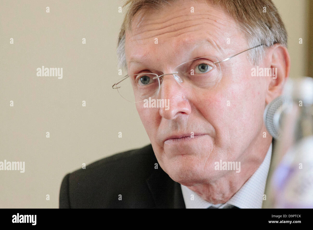 Commissaire européenne pour l'Environnement Janez Potocnik Banque D'Images