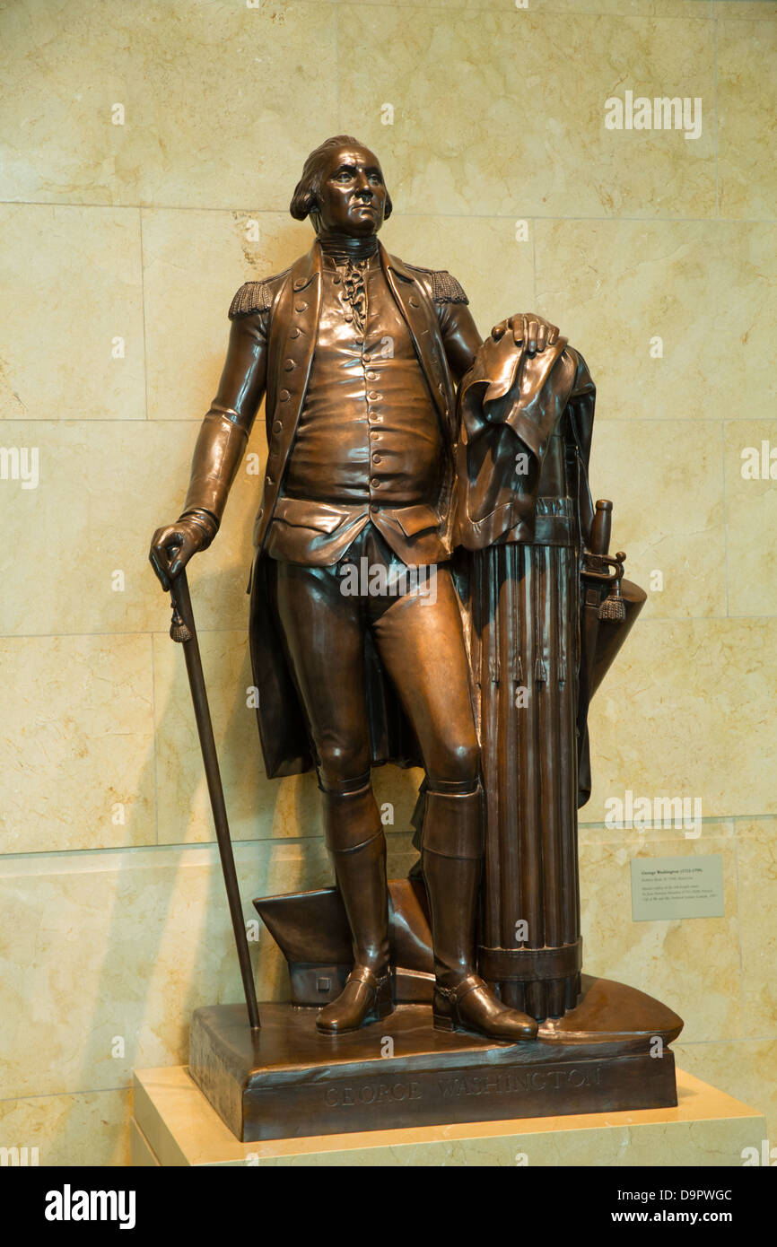 Statue de George Washington, Mt. Vernon, États-Unis Banque D'Images