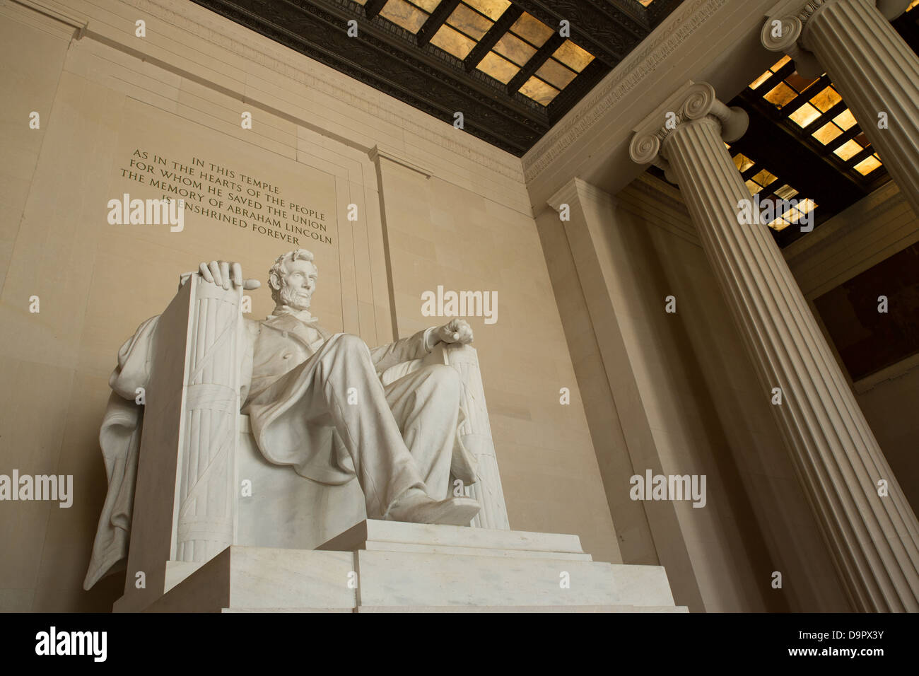 Lincoln Memorial, Washington D.C., États-Unis Banque D'Images