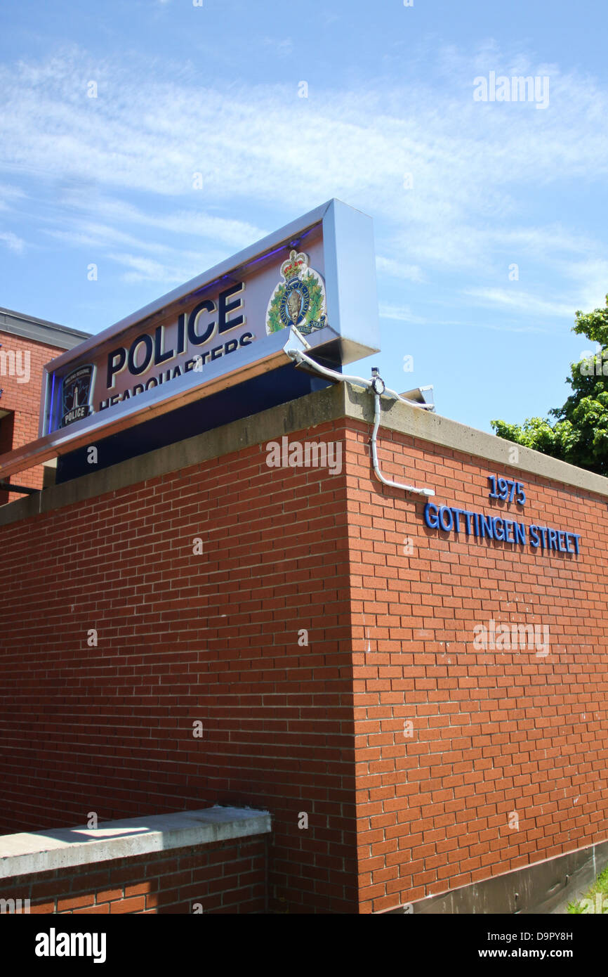 La Police régionale de Halifax est l'un d'un certain nombre d'organismes d'application de la loi opérant dans la municipalité régionale de Halifax Banque D'Images